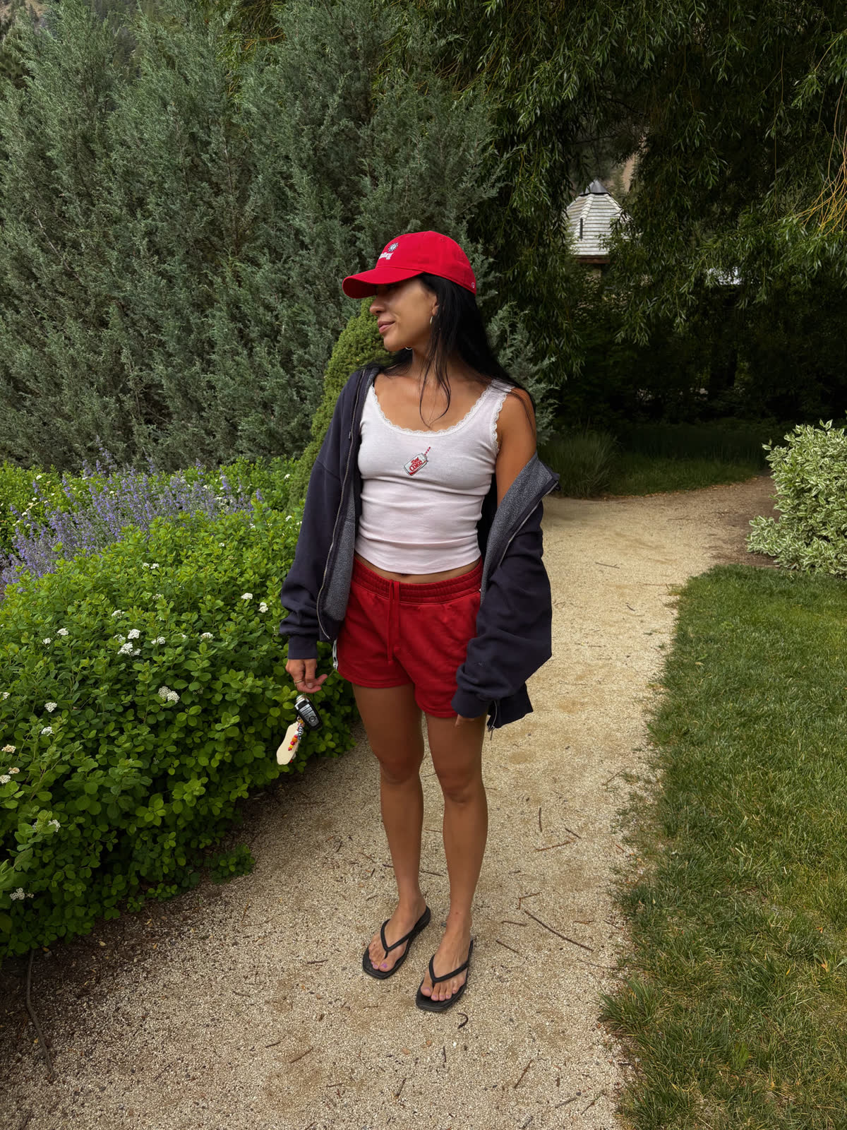 Kira outdoors